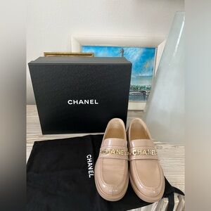 Chanel Calfskin Loafers Brand New Never Worn